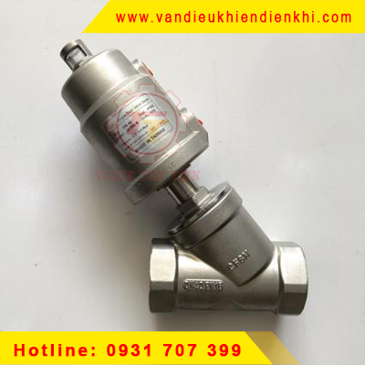 VAN XIÊN INOX ĐIỀU KHIỂN BẰNG KHÍ NÉN